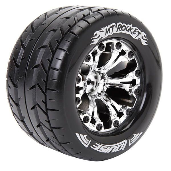 Louise RC MT-Rocket 1:10 Soft Hex 14mm Black Chrome Arrma Granite (L-T3201SBCM)