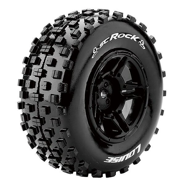 Louise RC SC-Rock 1:10 Rr Soft Slash Rr, Slash 4x4 F/R Black (L-T3229SBTR)