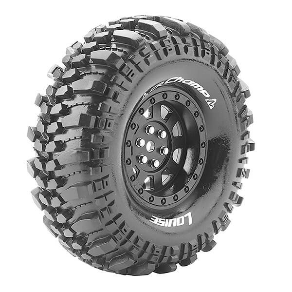 Louise RC CR-Champ 1:10 Super Soft Black Hex 12mm (L-T3231VB)