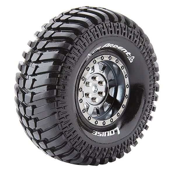 Louise RC CR-Ardent 1:10 Supe Rsoft Black Chrome Hex 12mm (L-T3232VBC)