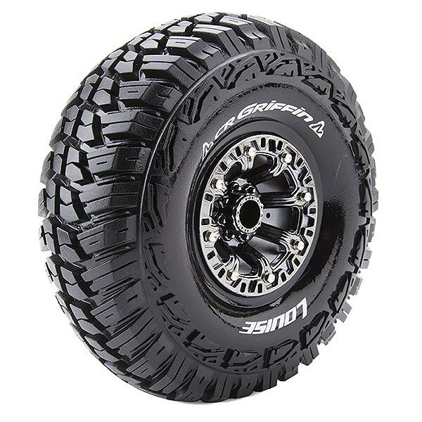 Louise RC CR-Griffin 1:10 Su Persoft Black Chrome Hex 12mm (L-T3235VBC)