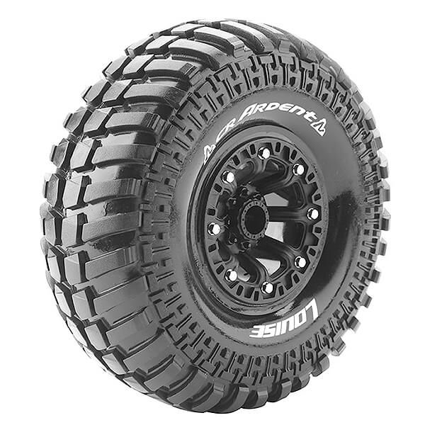 Louise RC CR-Ardent 1:10 Super Soft Black Hex 12mm (L-T3237VB)