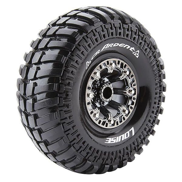 Louise RC CR-Ardent 1:10 Supe Rsoft Black Chrome Hex 12mm (L-T3237VBC)