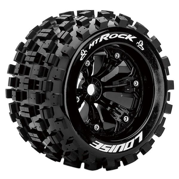 Louise RC MT-Rock 1:8 Sport 1 /2 Offset Black EP E-Revo Fr &amp; (L-T3277BH)