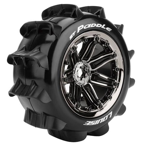 Louise RC ST-Paddle 1:8 Sport Black Chrome E-Revo Fr &amp; Rr (L-T3290BC)