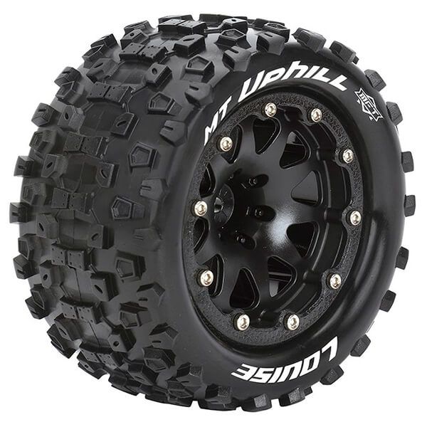 Louise RC MT-Uphill 1:10 Soft Bead-Lock/1/2 Offset Hex 12mm Black (L-T3309SBH)