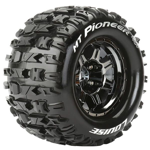 Louise RC MT-Pioneer 1:8 Sport 1/2&quot; Offset Hex 17mm Black Chrome (L-T3321BCH)