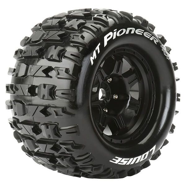 Louise RC MT-Pioneer 1:8 Sport 1/2&quot; Offset Hex 17mm Black (L-T3321BH)