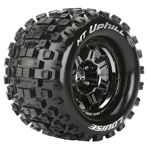 Louise RC MT-Uphill 1:8 Sport 1/2&quot; Offset Hex 17mm Black Chrome (L-T3322BCH)