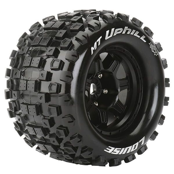 Louise RC MT-Uphill 1:8 Sport 1/2&quot; Offset Hex 17mm Black (L-T3322BH)