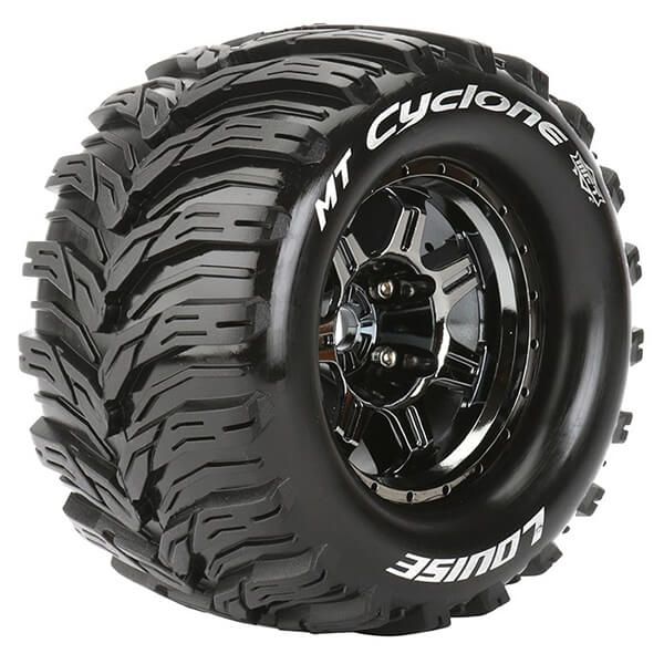 Louise RC MT-Cyclone 1:8 Sport 1/2&quot; Offset Hex 17mm Black Chrome (L-T3323BCH)