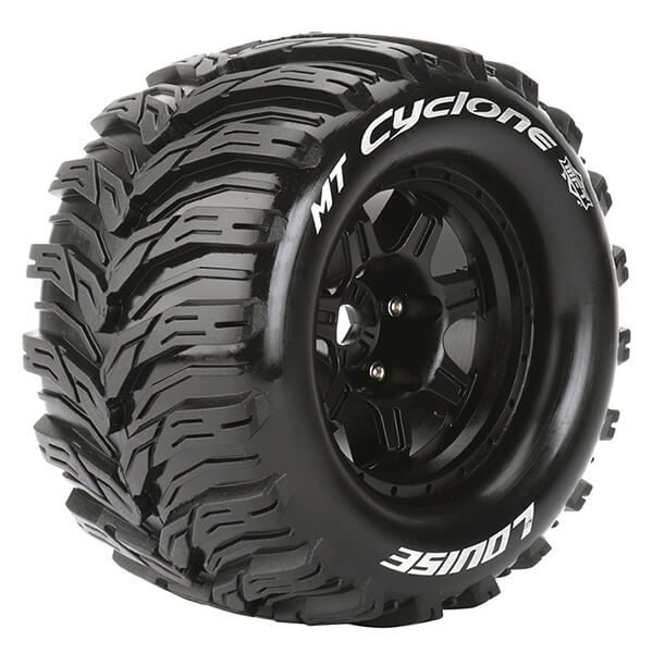 Louise RC MT-Cyclone 1:8 Sport 1/2&quot; Offset Hex 17mm Black (L-T3323BH)