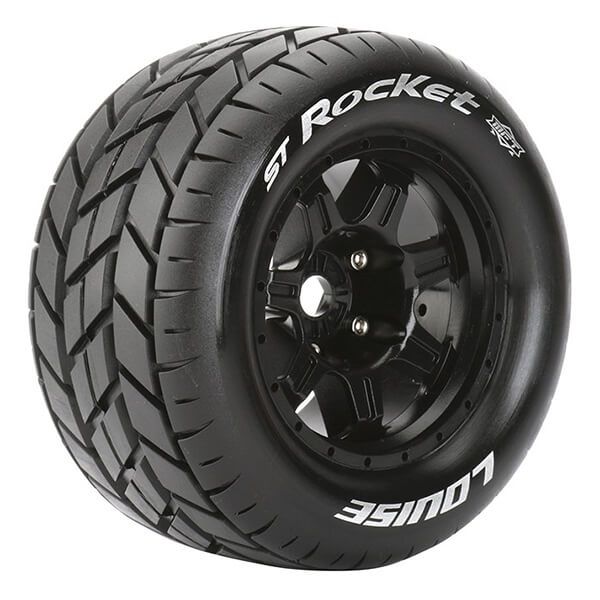 Louise RC ST-Rocket 1:8 Sport 1/2&quot; Offset Hex 17mm Black (L-T3324BH)