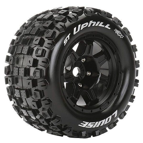 Louise RC ST-Uphill 1:8 Sport 1/2&quot; Offset Hex 17mm Black (L-T3326BH)