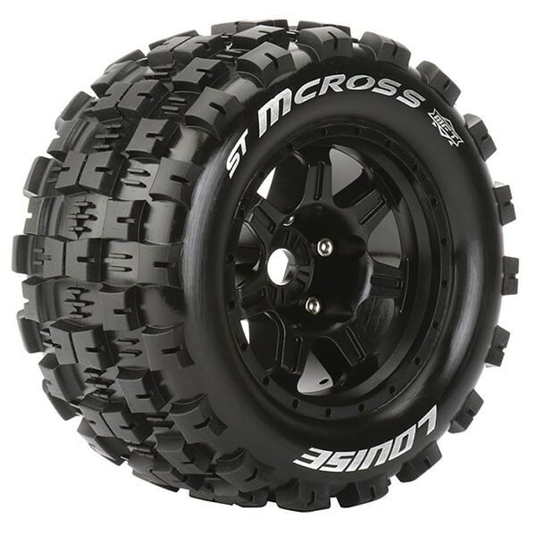 Louise RC ST-MCRoss 1:8 Sport 1/2&quot; Offset Hex 17mm Black (L-T3327BH)