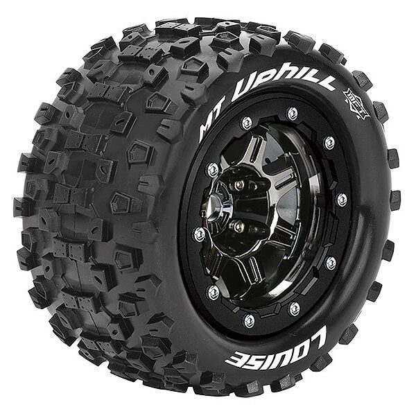 Louise RC MT-Uphill T-Maxx Soft 1/2&quot; Offset Hex 17mm Black Chrome (L-T3330SBC)