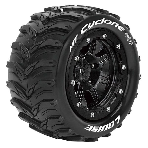 Louise RC MT-Cyclone T-Maxx Soft 1/2&quot; Offset Hex 17mm Black (L-T3331SB)