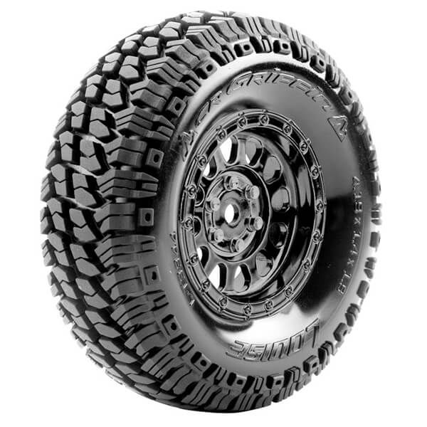 Louise RC CR-Griffin 1:10 Super Soft Black Chrome Hex 12mm (L-T3344VBC)