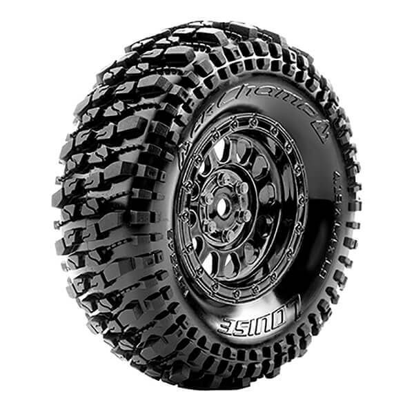 Louise RC CR-Champ 1:10 Super Soft Black Chrome Hex 12mm (L-T3345VBC)