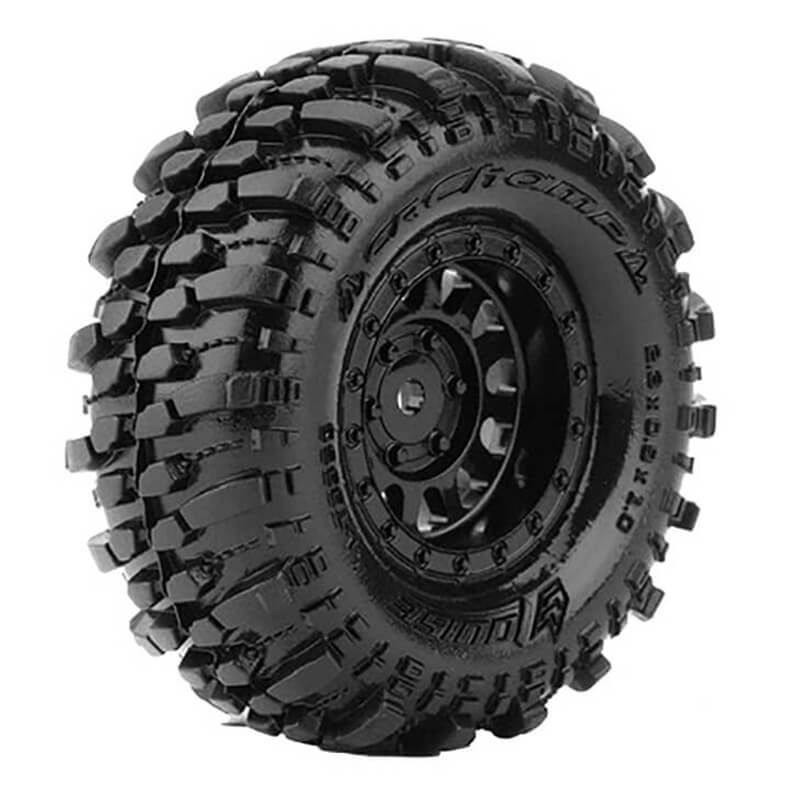 Lousie RC CR Champ 1:18/1:24 1.0&quot; Crawler Tyre/Wheel - 2 Pcs (L-T3366VB)