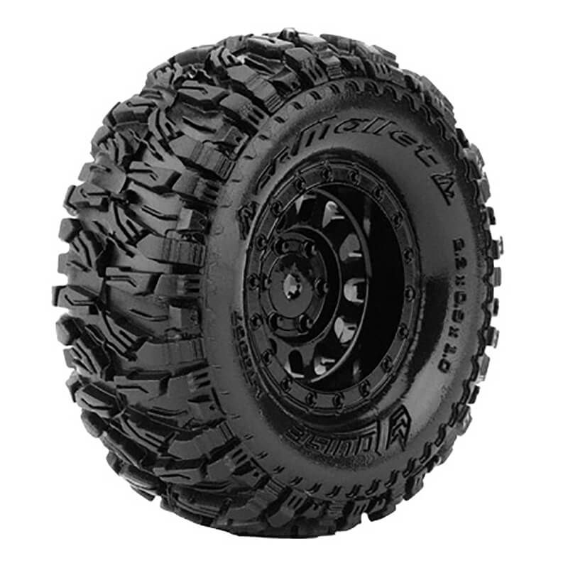 Lousie RC CR Mallet 1:18/1:24 1.0&quot; Crawler Tyre/Wheel -2 Pcs (L-T3367VB)