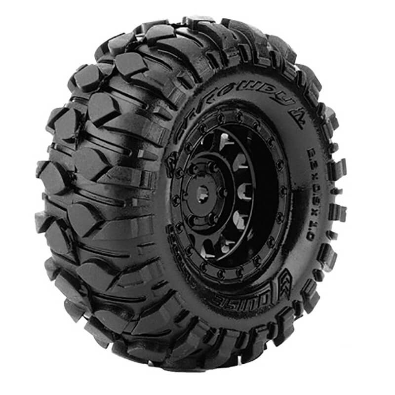 Lousie RC CR Rowdy 1:18/1:24 1.0&quot; Crawler Tyre/Wheel - 2pcs (L-T3368VB)