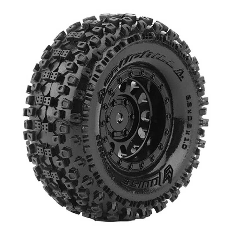 Lousie RC CR Uphill 1:18/1:24 1.0&quot; Crawler Tyre/Wheel - 2pcs ( L-T3369VB)