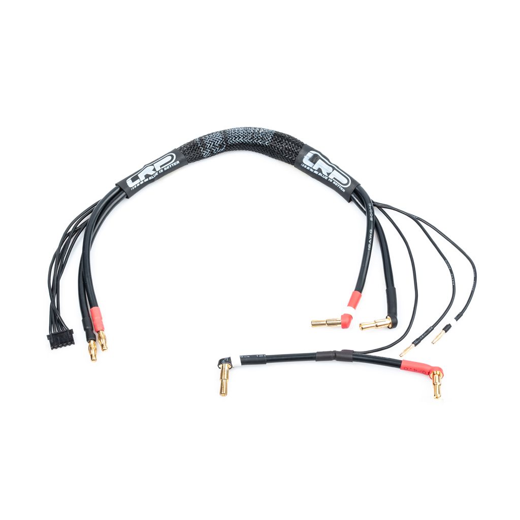 LRP 2x 2S-Charging Wire - 35cm - 4mm &amp; XH 4/5mm 2mm (LRP499000)