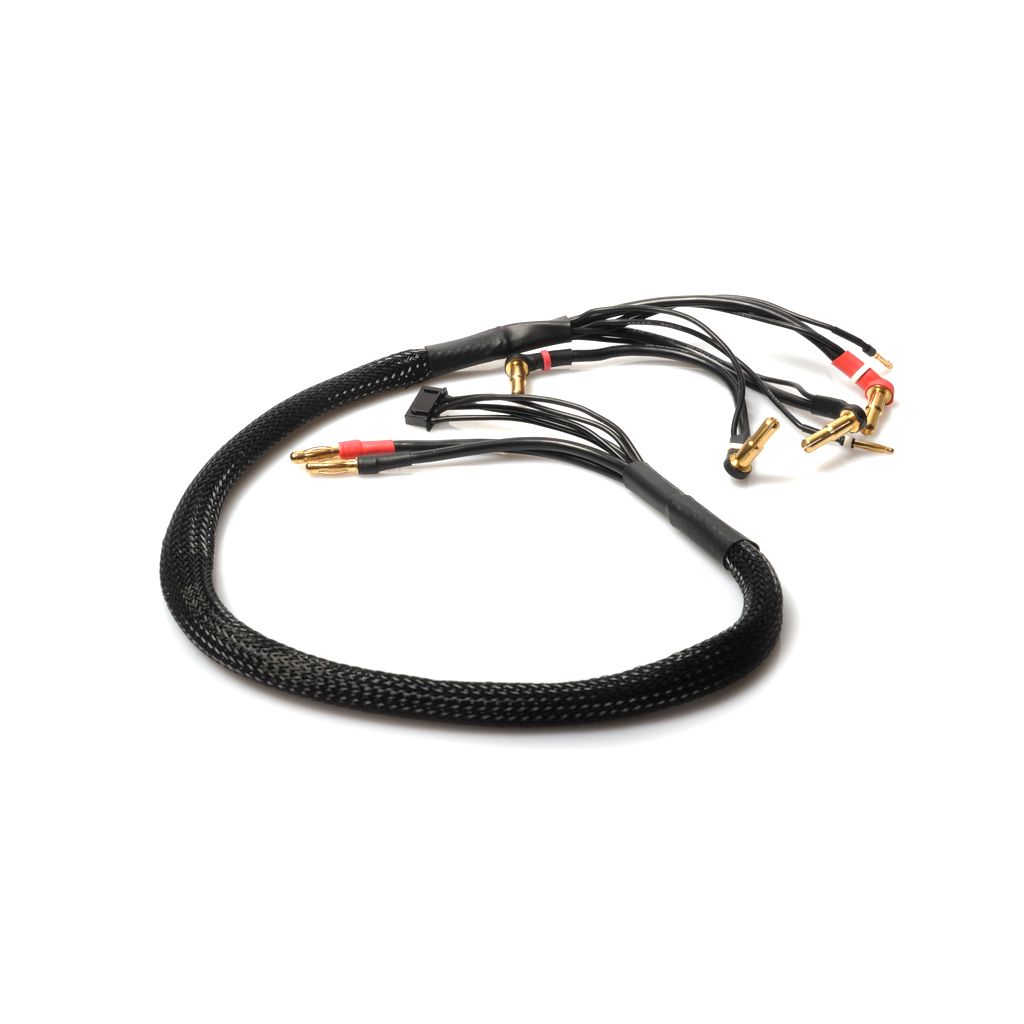LRP Charging Lead 2x2S 60cm - 4mm, XH -4/5mm - 2mm (LRP65808)