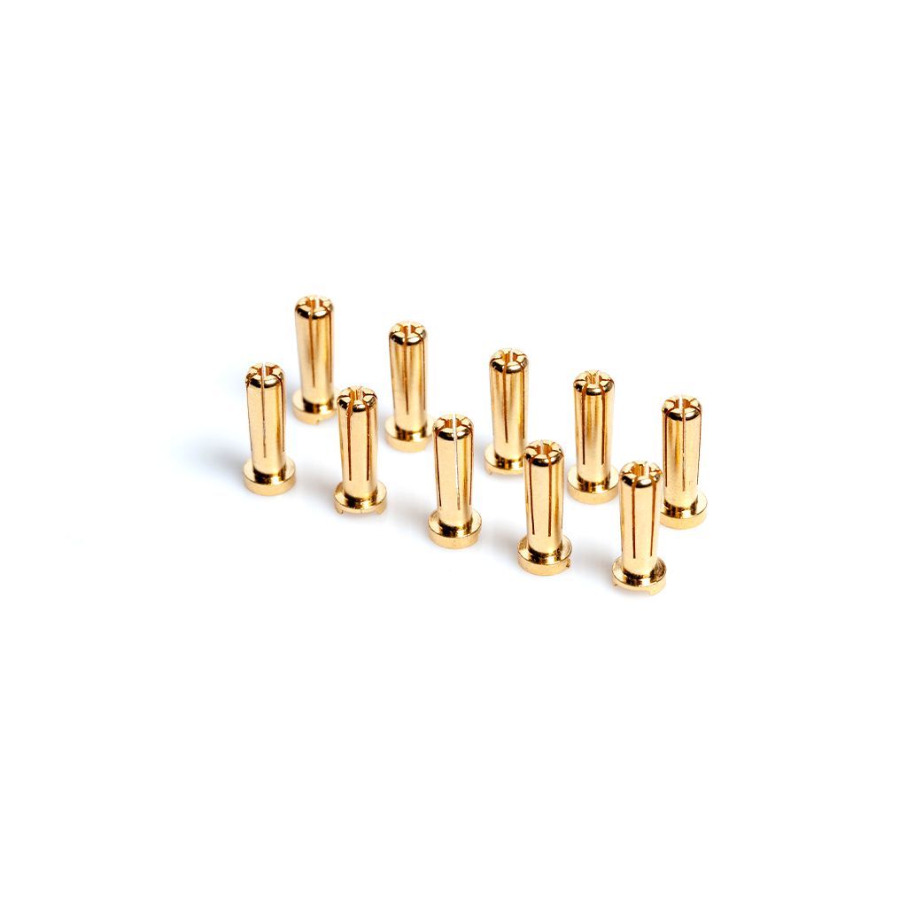LRP 5mm Gold Connectors - Works Team - 10pk (18mm) (LRP65956)