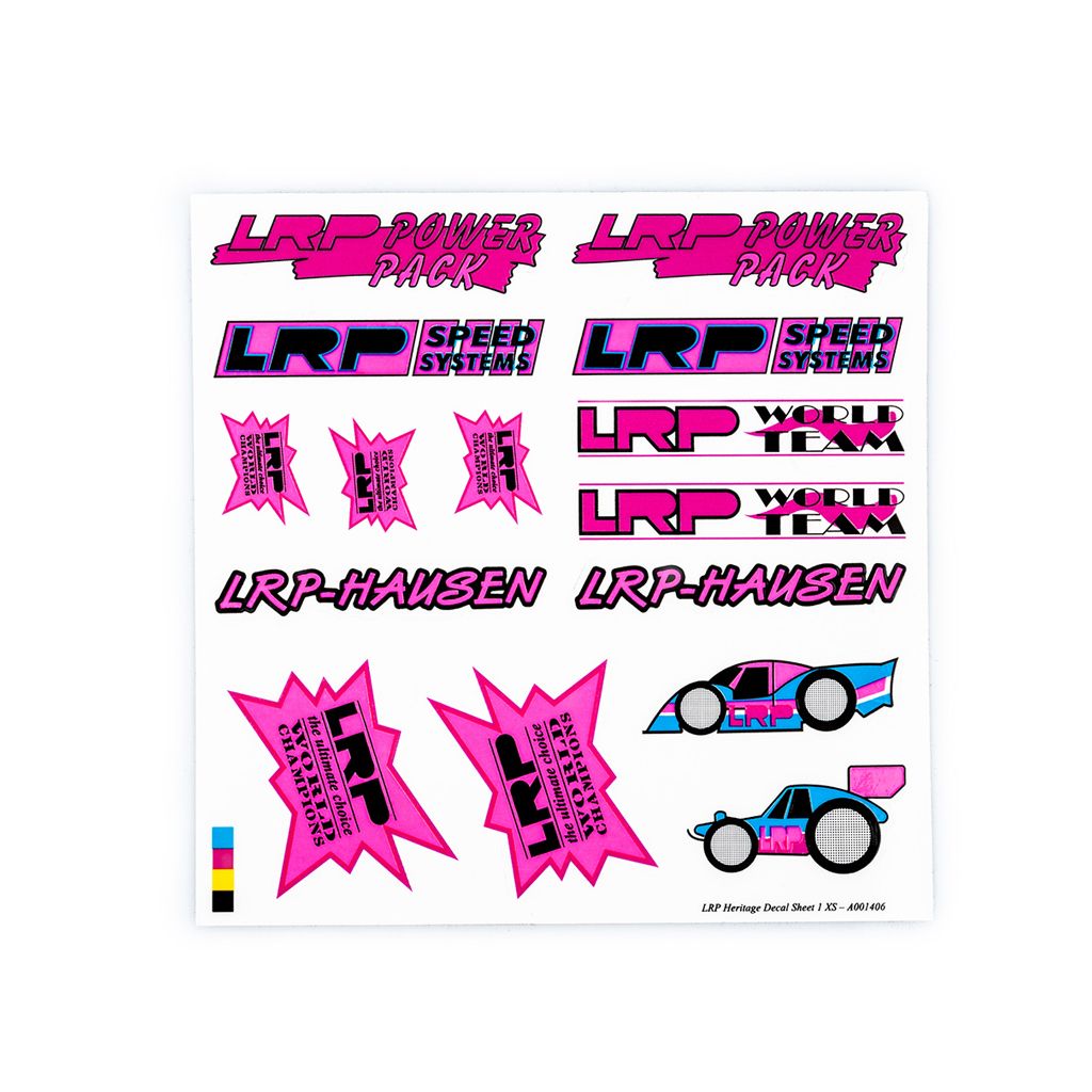 LRP Heritage Decal Sheet 1 XS Limited Edition (LRPA001406)