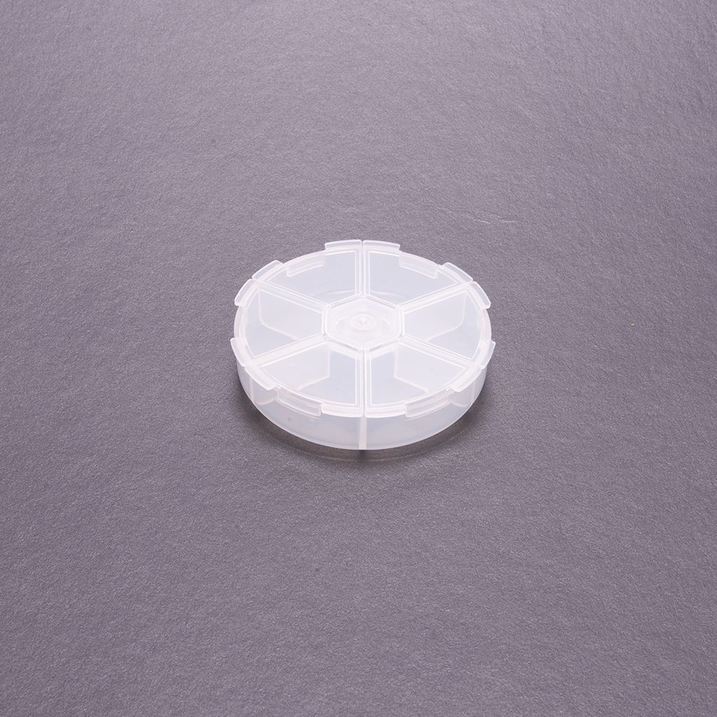 Monkey King RC Parts Box Round - 6 Compartments (MK5968)
