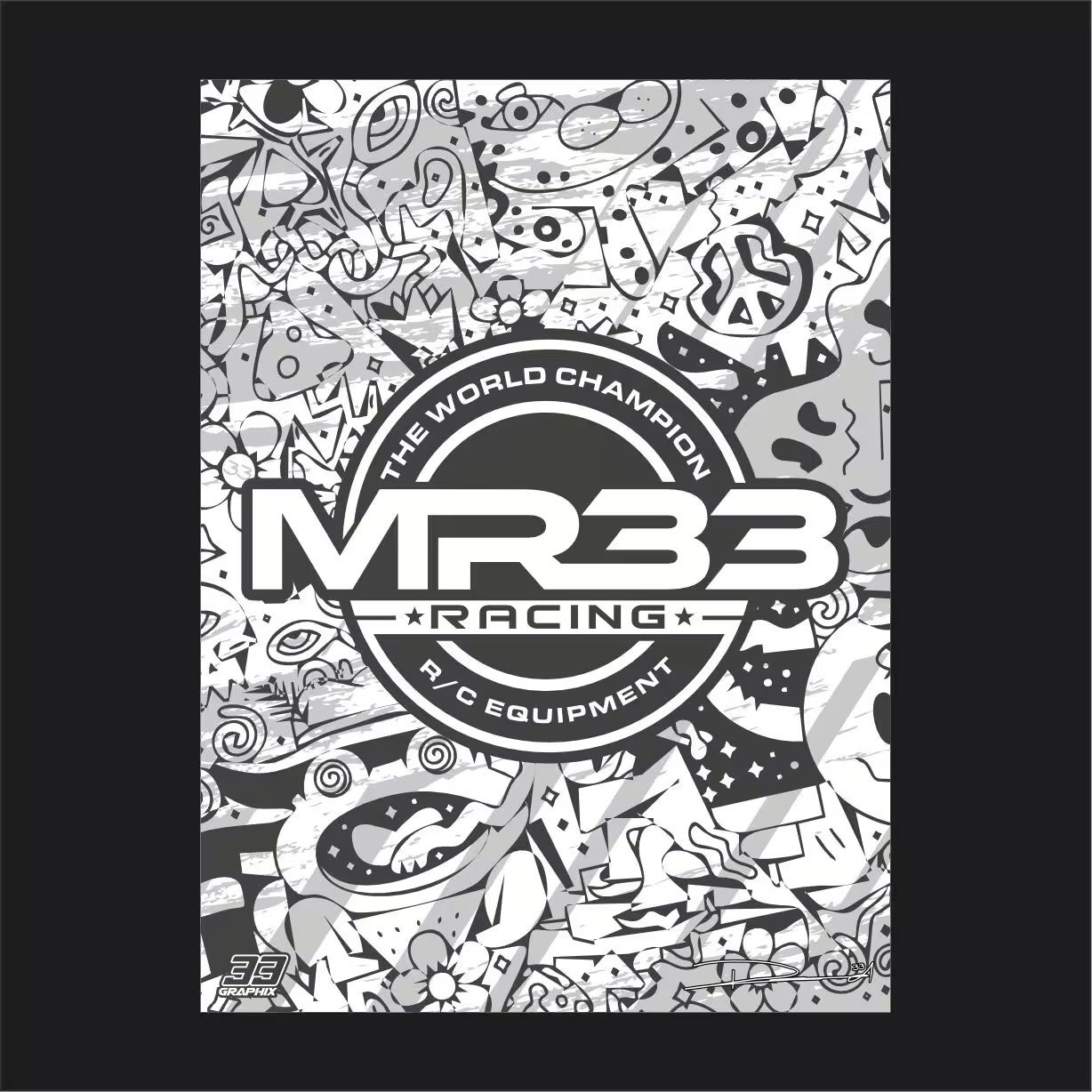 MR33 Setup Board Off-Road 39 x 33.5 x 1cm - White (MR33-SIG-SB-OFF-WHITE)
