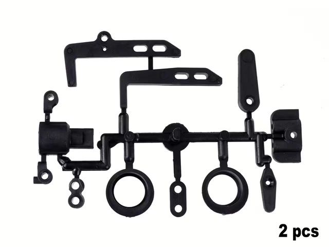 Mugen Seiki MTC-2 / MTC-2R / MTC2 FWD Battery Mount &amp; Diff Exzenter (MU-A2203-C)
