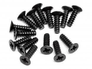 Maverick Countersunk Cross Head Self-TapScrew M3x10mm 15Pcs (MV22052)