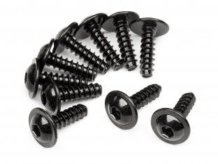 Maverick T.P Flanged Screw M3X10mm (10 Pcs) (MV23075)