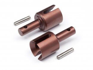 Maverick Diff. Joint Cups 2 Pcs (Blackout MT) (MV24024)