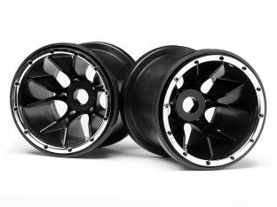 Maverick Black Wheels 2 Pcs (Blackout MT) (MV24105)