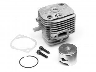 Maverick 2-Bolt Cylinder Head &amp; Piston Set - No Piston Pin (MV24207)
