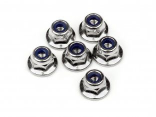 Maverick Flanged Lock Nut M3 6Pcs (MV28041)