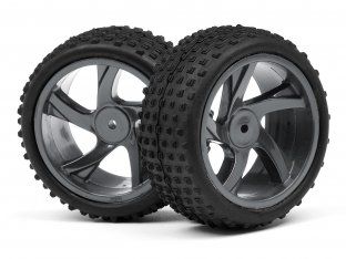 Maverick 1/18 Buggy Wheel &amp; Tyre Assembly (Ion XB) (MV28052)