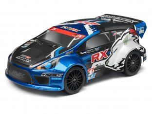 Maverick Clear Rally Body With Decals (Ion Rx) (MV28076)