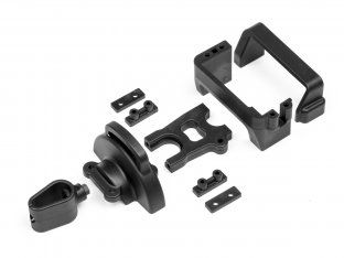 Maverick Centre Diff And Servo Mounts W/Wire Holder And Cov (MV29038)