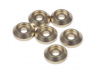 Maverick Cap Head Screw Cone Washer - Gold (6Pcs) (MV29127)