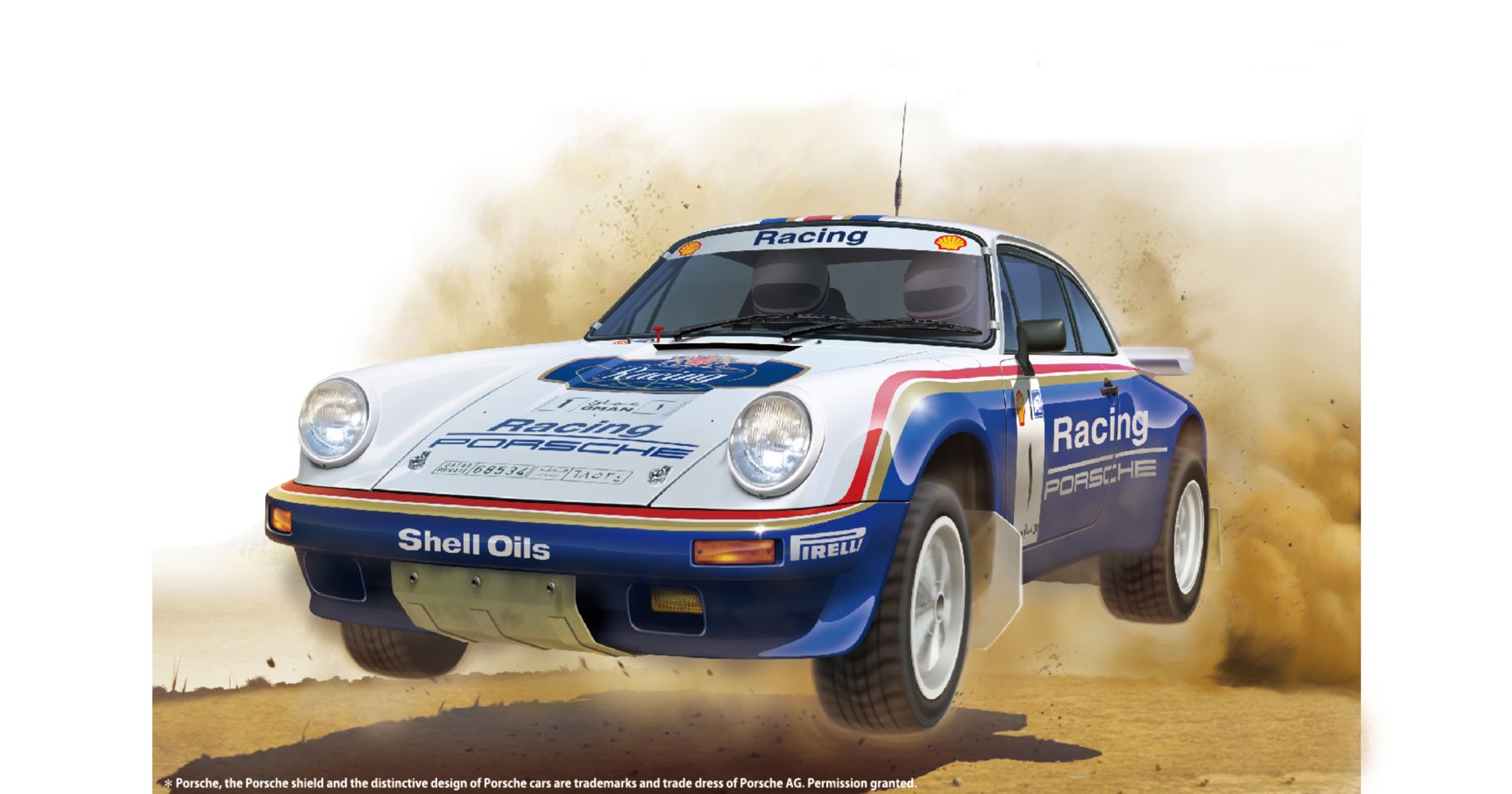 NuNu Porsche 911 1984 Oman Rally (NU24011)