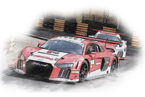 NuNu Audi R8 Lms Fia Gp Macau 2015 #6 And #7  (NU24024)