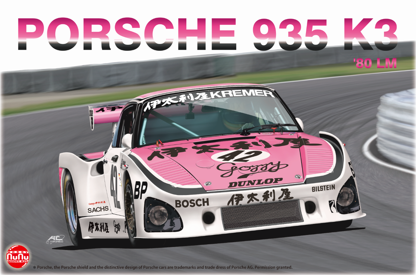 NuNu Porsche 935 K3 1980 Lemans #42 (NU24029)