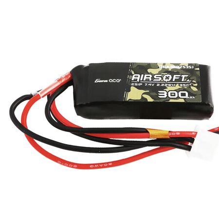 Gens Ace Airsoft 2S 300mAh 35C with JST (HPA Control) (O-GAS3H1500-45D)
