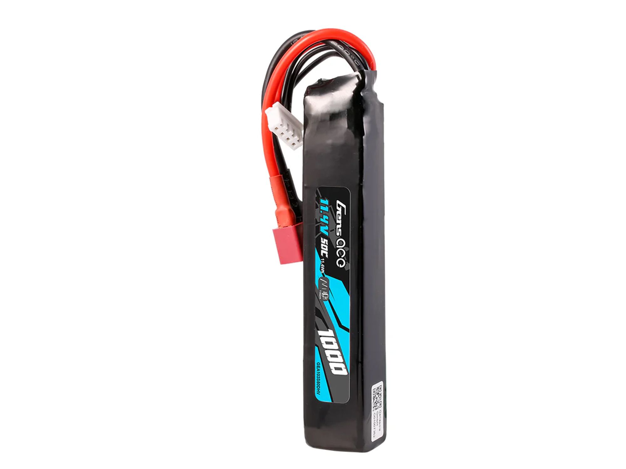 Gens Ace Airsoft 3S HV 1000mAh 50C with Deans (M4/AR Rifles) (O-GAS3H1000-50D)