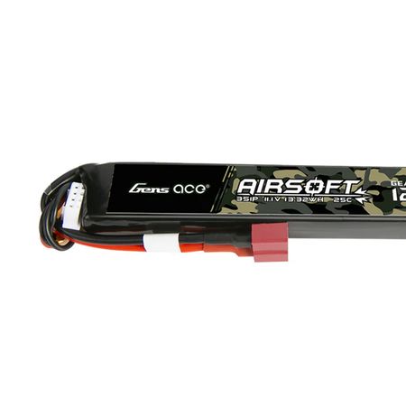 Gens Airsoft 3S 1200mAh 25C with Deans (fit Most AEG) (O-GAS3S1200-25D)